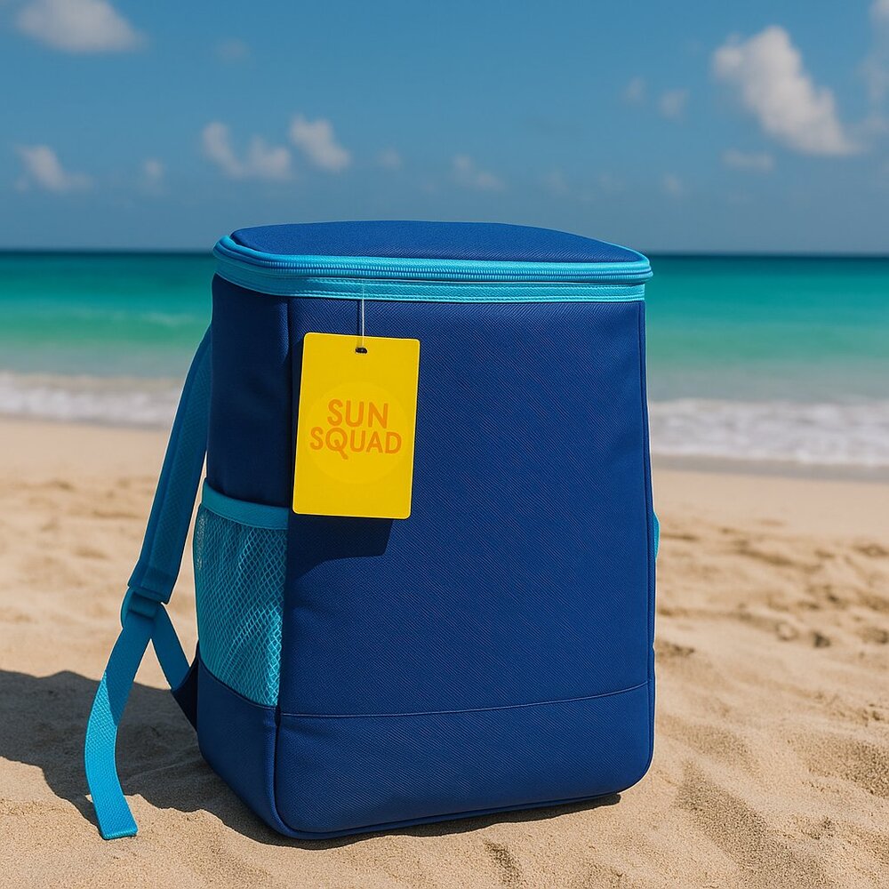 Sun Squad Insulated Backpack Cooler | Blue Soft Cooler Backpack | New With Tags